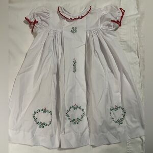 Wreath Christmas dress